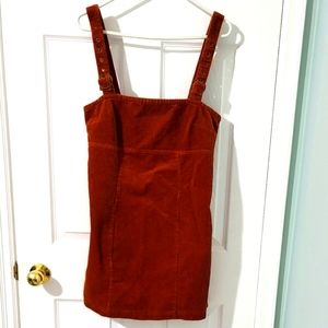 Forever 21 Girls' Strappy Corduroy Dress Size L